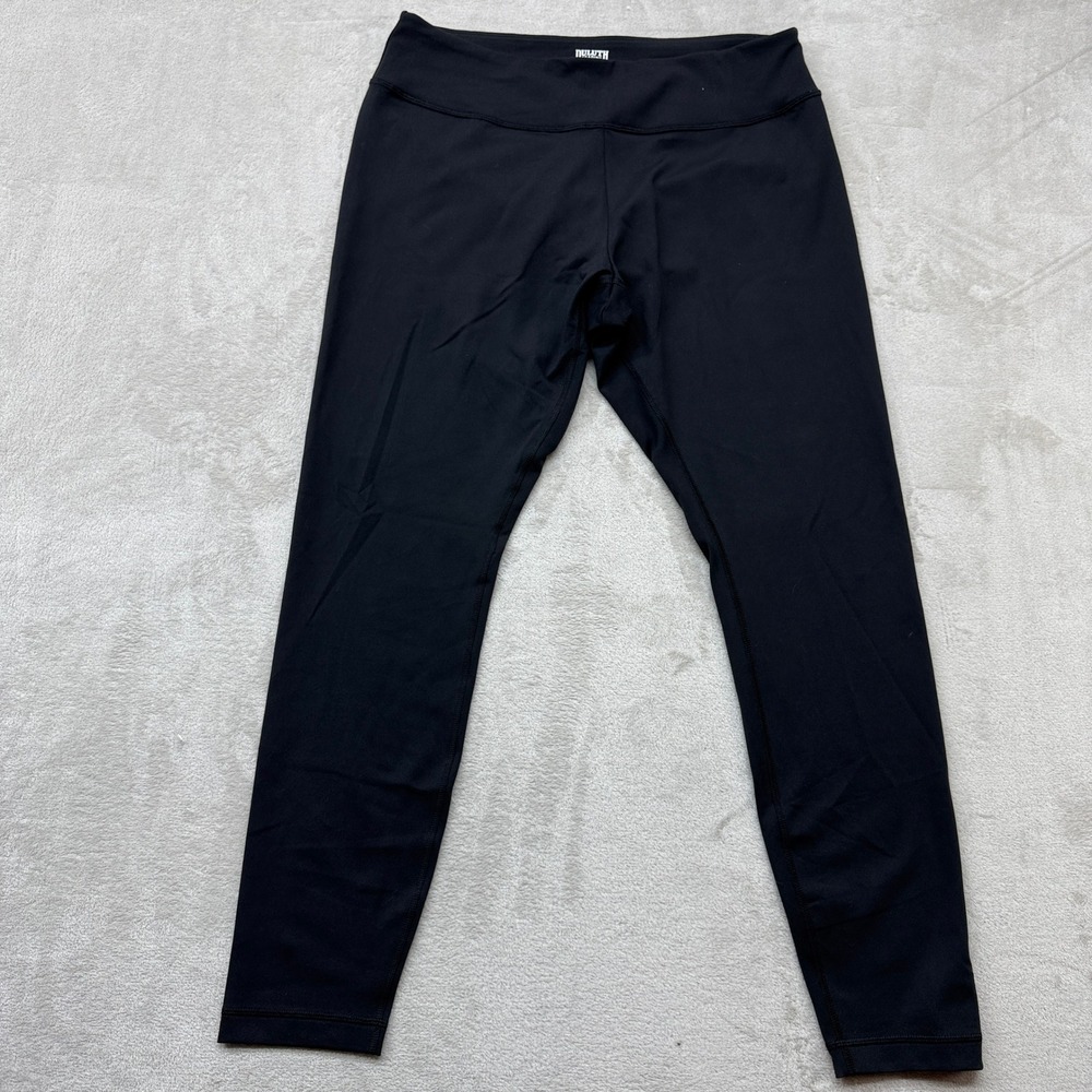 Duluth Trading Co Pants Women's Large Leggings Black Supplex‎ Lycra Performance